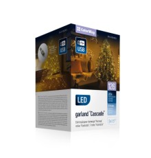 Гірлянда ColorWay Каскад LED 126 9 x 1.5 м 8 функцій (CW-G-126L91CU)