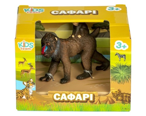 Фігурка Kids Team Сафарі самка Мандрил із дитиною (Q9899-A81_5)