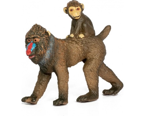 Фігурка Kids Team Сафарі самка Мандрил із дитиною (Q9899-A81_5)