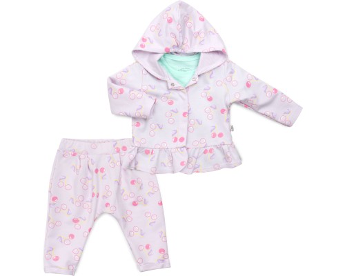 Набір дитячого одягу Tongs з капюшоном (4203-92G-lilac) Набір дитячого одягу Tongs з капюшоном (4203-92G-lilac)