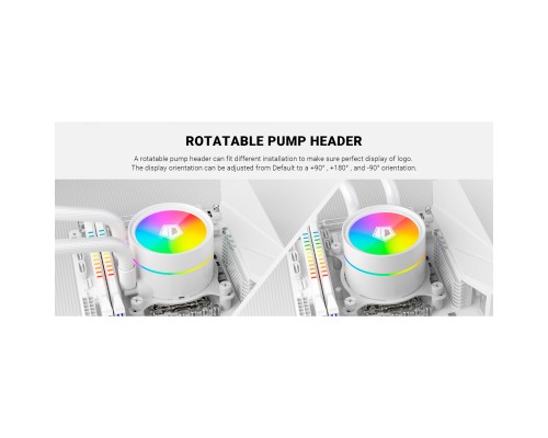 Система рідинного охолодження ID-Cooling ZOOMFLOW 360 XT V2 White Система рідинного охолодження ID-Cooling ZOOMFLOW 360 XT V2 White