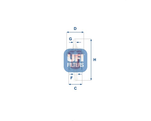 Фільтр паливний UFI 31.027.00