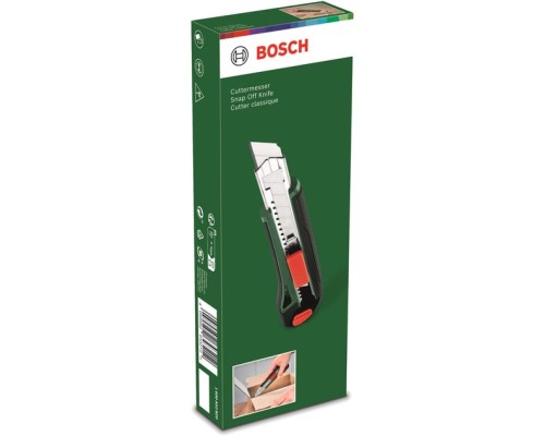 Ніж монтажний Bosch сегментоване лезо 18мм, корпус ABS + TPR (1.600.A03.2V8)