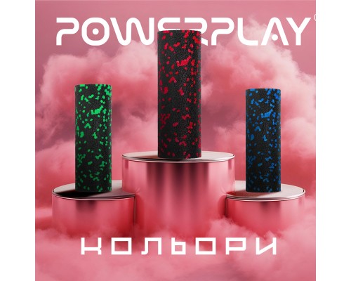 Масажний ролик PowerPlay PP-4346 Mini EPP Foam Roller 15x5,3см Чорно/Червоний (PP_4346_Red_(15*5))