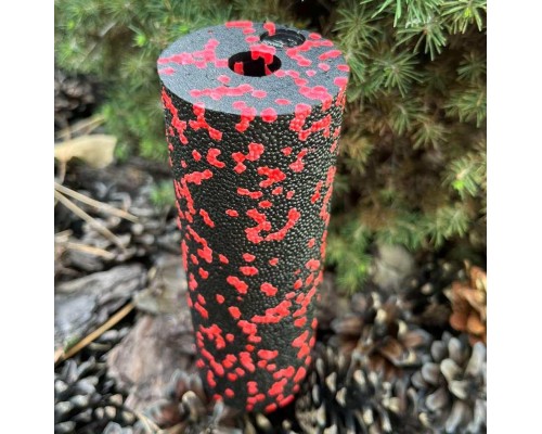 Масажний ролик PowerPlay PP-4346 Mini EPP Foam Roller 15x5,3см Чорно/Червоний (PP_4346_Red_(15*5))