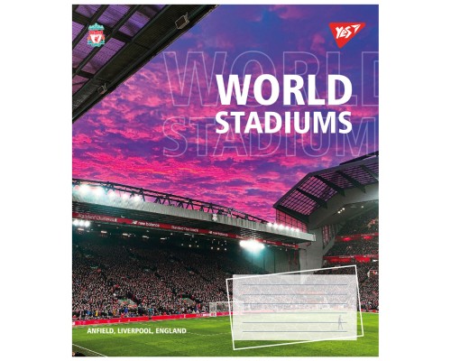 Зошит Yes World stadium А5 48 аркушів лінія (767133)