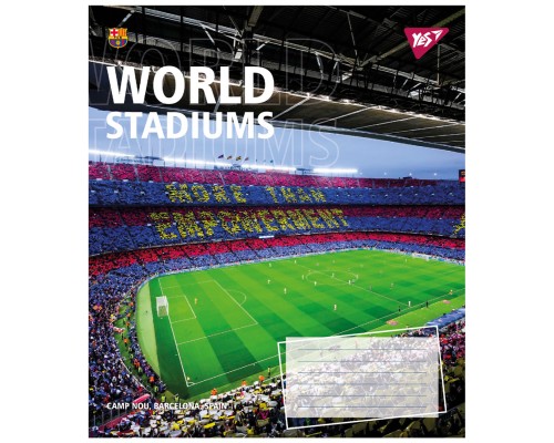 Зошит Yes World stadium А5 48 аркушів лінія (767133)