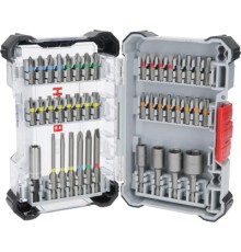 Набір біт Bosch Extra Hard Screwdriver Bit Set, 46шт, магнітний бітотримач, PH,PZ,T, SL, HEX, кейс (2.607.017.723)