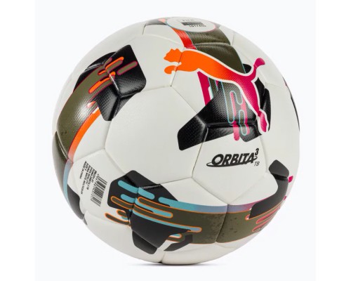 М'яч футбольний Puma Orbita 3 TB (FIFA Quality) 084324-01 білий, чорний, болотний 5 (4067981497317)