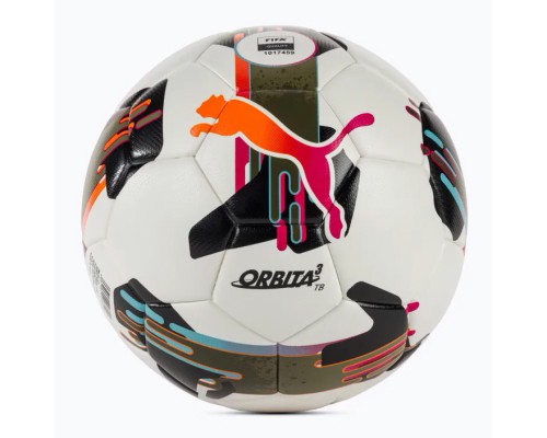 М'яч футбольний Puma Orbita 3 TB (FIFA Quality) 084324-01 білий, чорний, болотний 5 (4067981497317)
