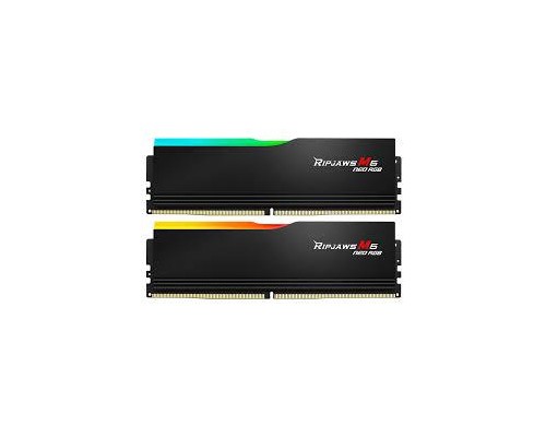 Модуль пам'яті для комп'ютера DDR5 32GB (2x16GB) 6400 MHz Ripjaws M5 Neo RGB Matte Black G.Skill (F5-6400J3240G16GX2-RM5NRK)