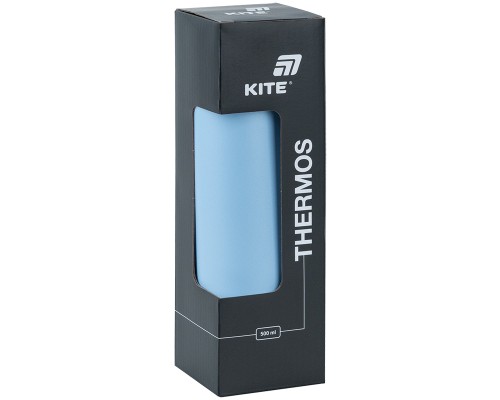Термос Kite 500 мл блакитний (K25-1224-2)
