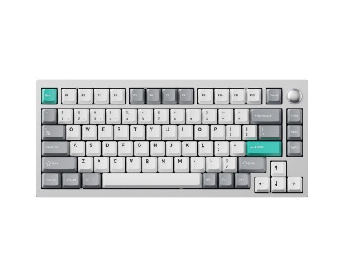 Клавіатура Lemokey P1 Pro Super Red RGB Wireless/Bluetooth/USB Space Silver (P1P-X1-UA)