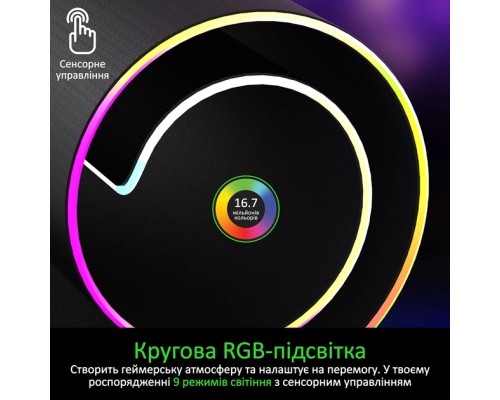 Килимок для мишки Vertux RaftPad-Qi з бездротовою зарядкою 15 Вт Black (raftpad-qi.black)