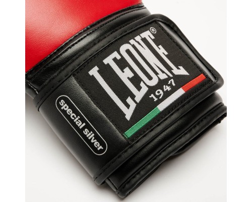Боксерські рукавички Leone GN383 Thunder Red 10 унцій (GN383_Red_10oz)