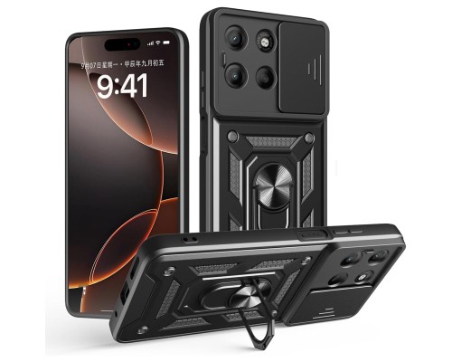 Чохол до мобільного телефона BeCover Military Motorola Moto G15 / G15 Power Black (713530)