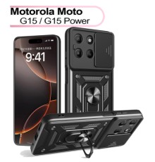 Чохол до мобільного телефона BeCover Military Motorola Moto G15 / G15 Power Black (713530)