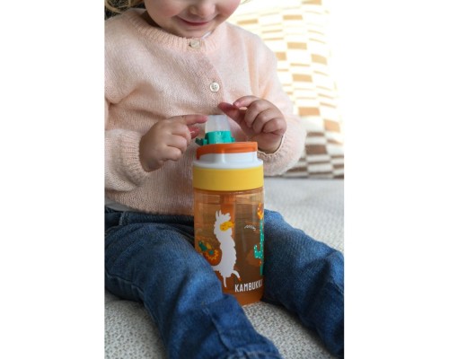 Пляшка для води Kambukka Lagoon kids Mexican Parade 400 мл жовта (11-04057)