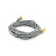 Дата кабель USB 2.0 AM/AF 10.0m UF-104 grey yellow VEGGIEG (YT-AM/AF-UF-104)