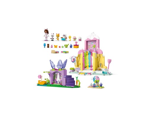 Конструктор LEGO Gabby's Dollhouse Гора солодощів і сад Кітті (11205)