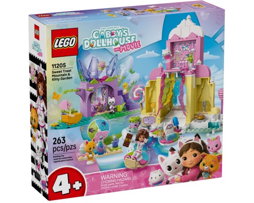 Конструктор LEGO Gabby's Dollhouse Гора солодощів і сад Кітті (11205)