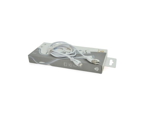 Дата кабель USB 2.0 AM to Lightning 1.0m 2.4A white Voltronic (LC901)