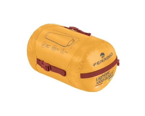 Спальний мішок Ferrino Lightec 1000 Duvet RDS Down -6°C Yellow (86702NGG) (931761)