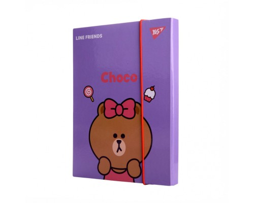 Папка для зошитів Yes Line Friends картонна В5 (500242)