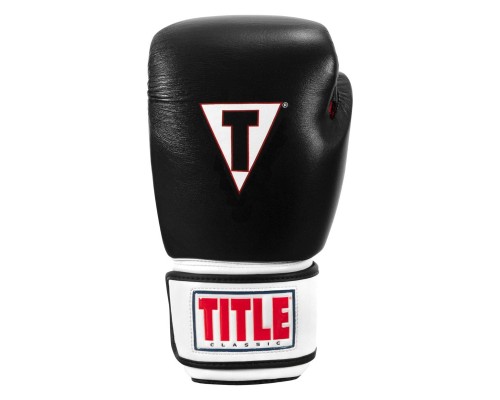 Боксерські рукавички Title Classic Leather 2.0 Black/White/Red M 12 oz (CSBGL2 M BK/WH/RD)
