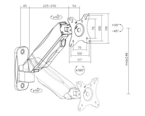 Кронштейн OfficePro MA300B
