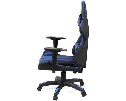 Крісло ігрове Аклас Стрік Light ANF Синій (PU-чорний/cиній) (00160342)