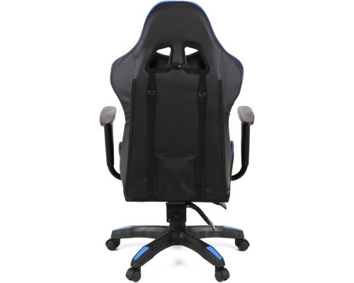 Крісло ігрове Аклас Стрік Light ANF Синій (PU-чорний/cиній) (00160342)