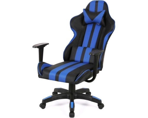 Крісло ігрове Аклас Стрік Light ANF Синій (PU-чорний/cиній) (00160342)