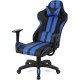 Крісло ігрове Аклас Стрік Light ANF Синій (PU-чорний/cиній) (00160342)