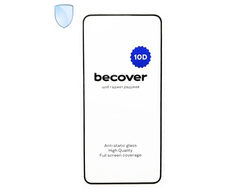 Скло захисне BeCover 10D Motorola Moto G86 Black (713743)