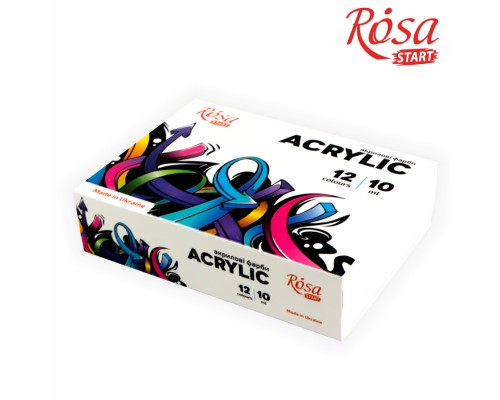 Акрилові фарби Rosa START Graffiti 12 x10мл (4823098531074)