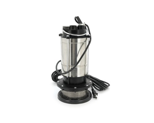 Заглибний насос Voltronic 1100W, 220V, до 4м³/год, підйом до 26м, 25мм, INOX, 410х195х225 мм, 11 кг. + перехідник (YT-P-1100-26)