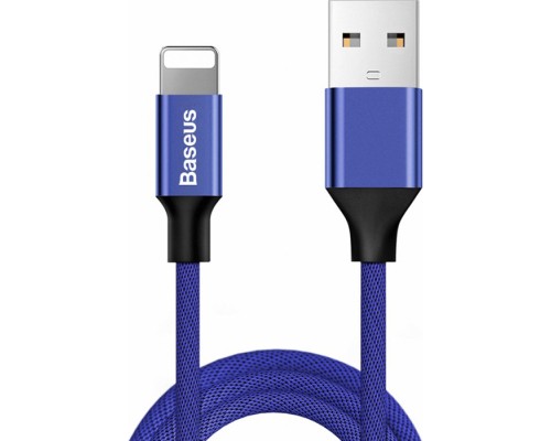 Дата кабель USB 2.0 AM to Lightning 1.8m navy blue Baseus (CALYW-A13)