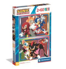 Пазл Clementoni 2 в 1 Sonic, 2 по 60 елементів (24821)