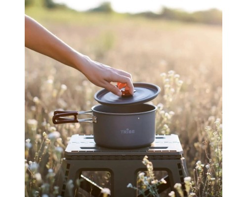 Котел туристичний Tribe Pot 1,9 л Alu алюмінієвий (T-FH-0014-grey)