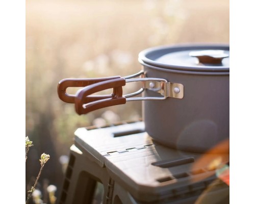 Котел туристичний Tribe Pot 1,9 л Alu алюмінієвий (T-FH-0014-grey)