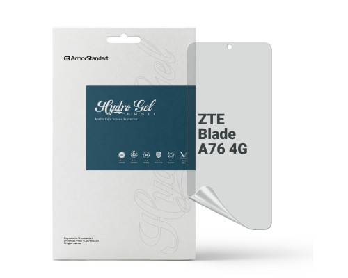 Плівка захисна Armorstandart hydrogel Matte ZTE Blade A76 4G (ARM87514)