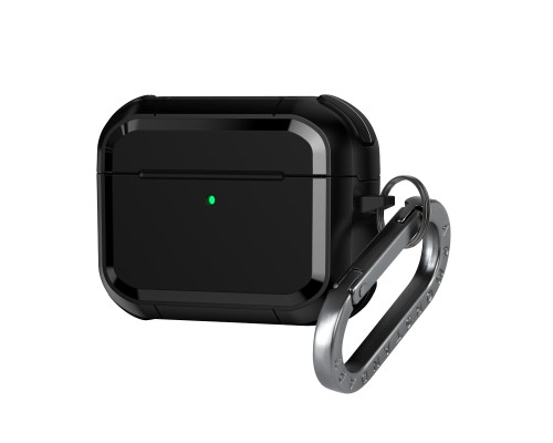 Чохол для навушників Armorstandart Panzer для Apple Airpods Pro 3 Black (ARM88286)