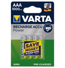Акумулятор Varta AAA Rechargeable Accu 1000mAh * 4 (05703301404)