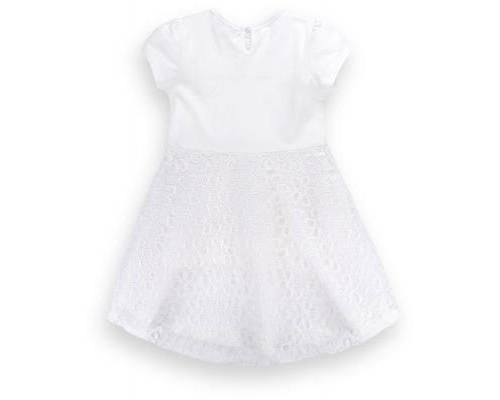 Плаття дитяче Breeze с гипюровой фигурной юбкой (8302-98G-beige)