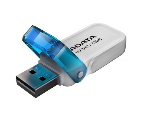 USB флеш накопичувач ADATA 32GB UV240 White USB 2.0 (AUV240-32G-RWH) 