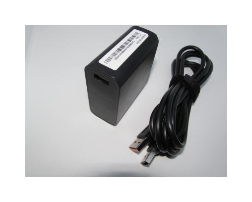 Блок живлення до ноутбуку Lenovo 65W 20V, 3.25A / 5V, 2A разъем bevel USB (косой) wall mount (ADL65WDA / A40248)