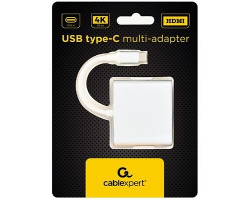 Перехідник USB Type-C to HDMI Cablexpert (A-CM-HDMIF-02-SV)