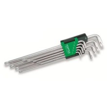 Ключ Toptul Г-подібний TORX T10-T50 9од. супердовгий (GAAL0923)