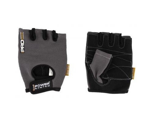 Рукавички для фітнесу Power System Pro Grip PS-2250 Grey XL (PS-2250_XL_Grey)